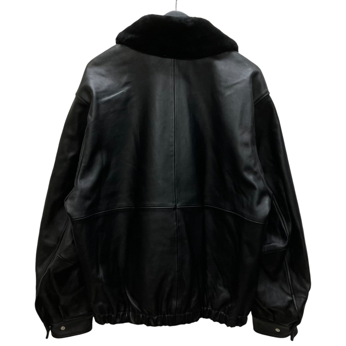 25AW MOUTON COLLAR SHEEP LEATHER ZIP JACKET レザージャケット