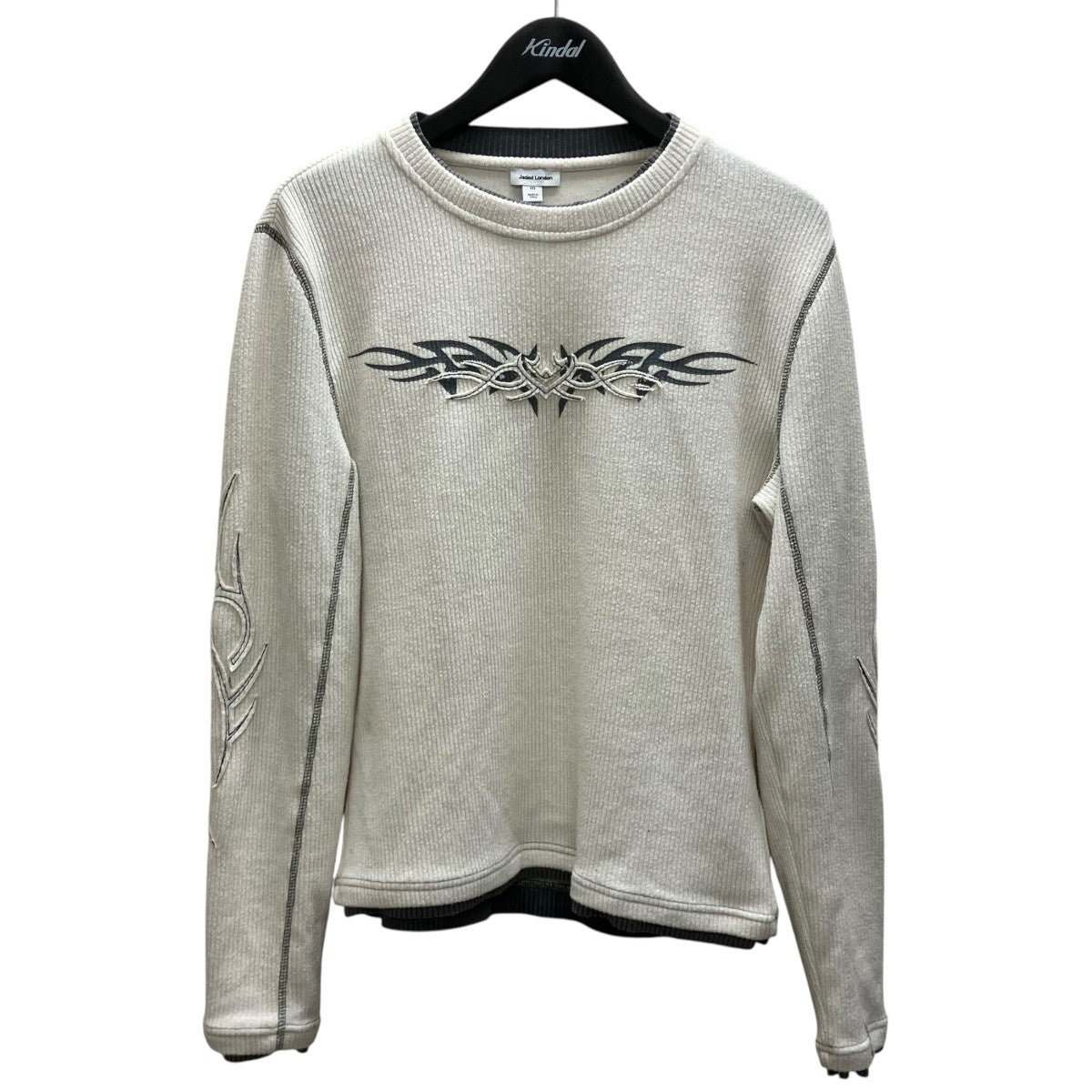 Tattoo Applique Tee長袖カットソー