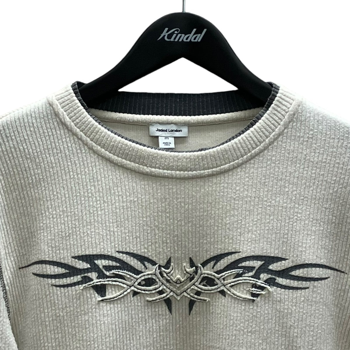 Tattoo Applique Tee長袖カットソー