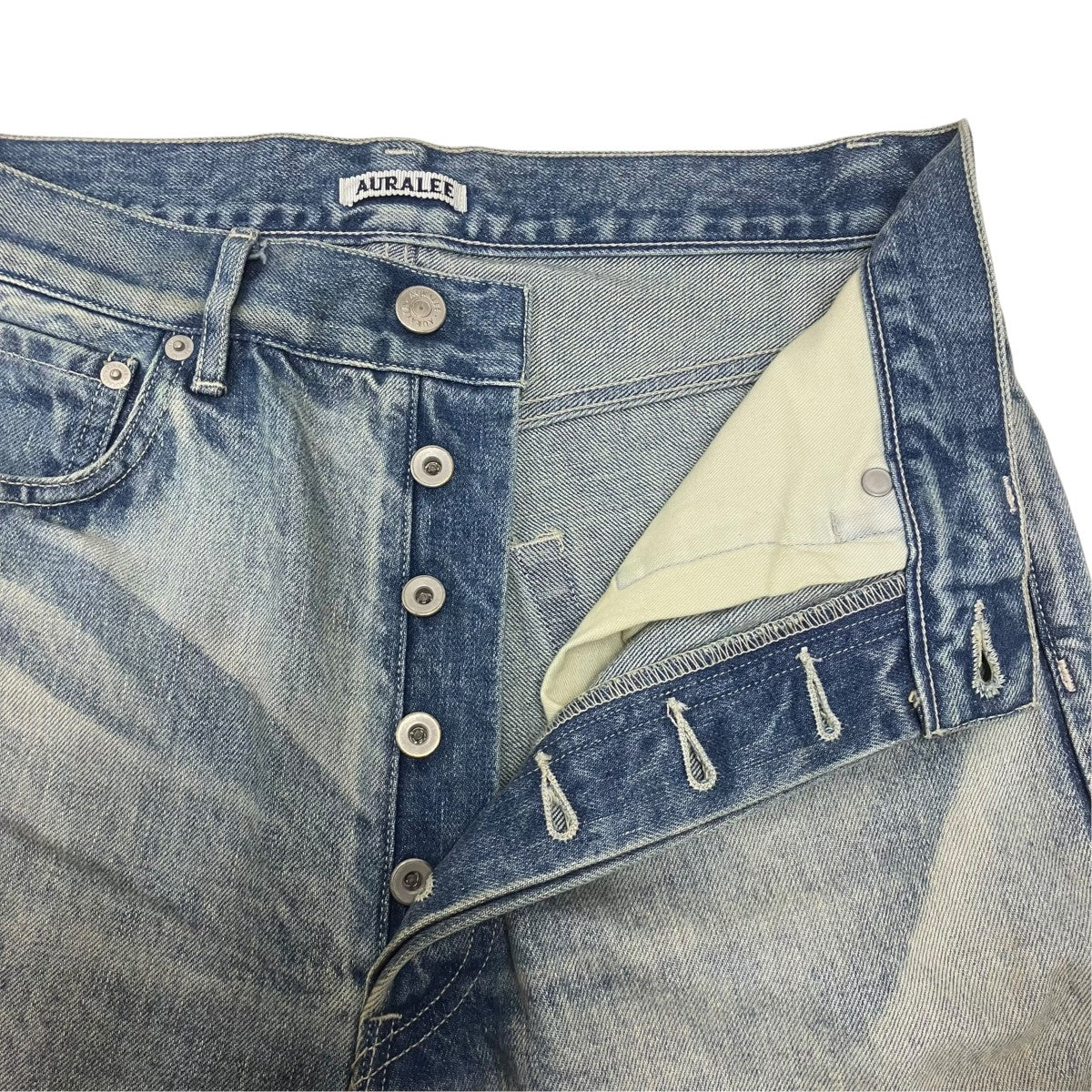 AURALEE デニムパンツ 古着・中古-5枚目のアイテム画像