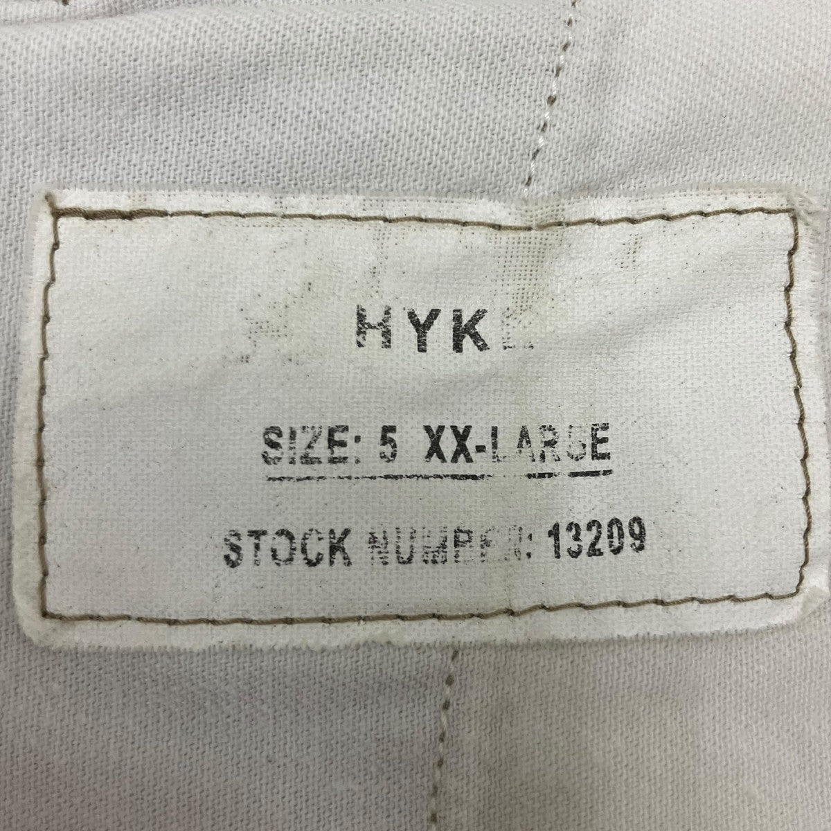HYKE パンツ 古着・中古-6枚目のアイテム画像