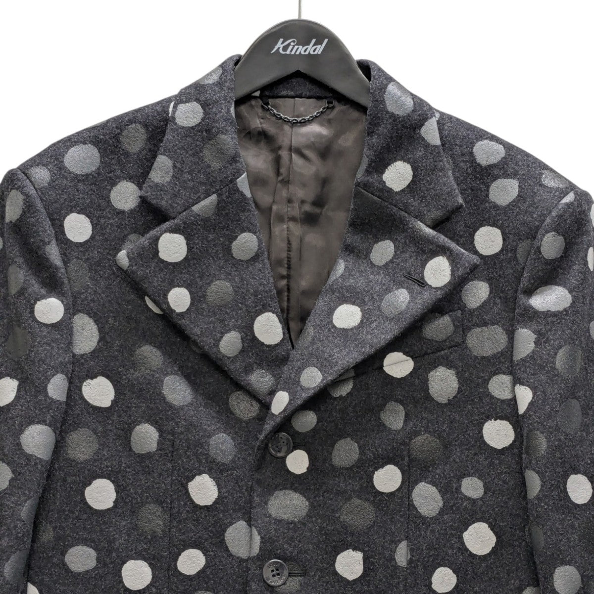 草間彌生YK Painted Dots Jacket ペインテッドチェスターコート