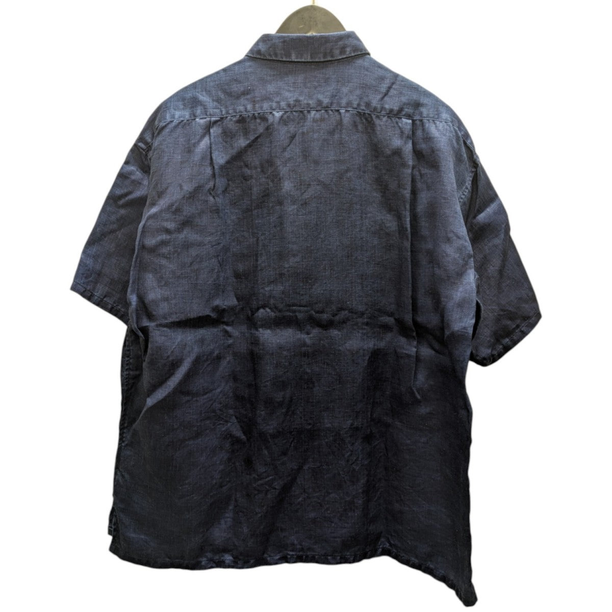 OPEN COLLAR SHIRT LINEN INDIGO リネンオープンカラーシャツ