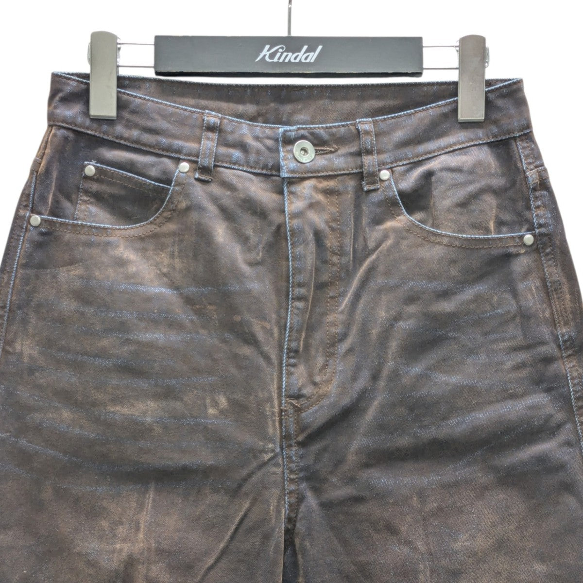 Cover Leg Denim Pants フロッキーデニムパンツ