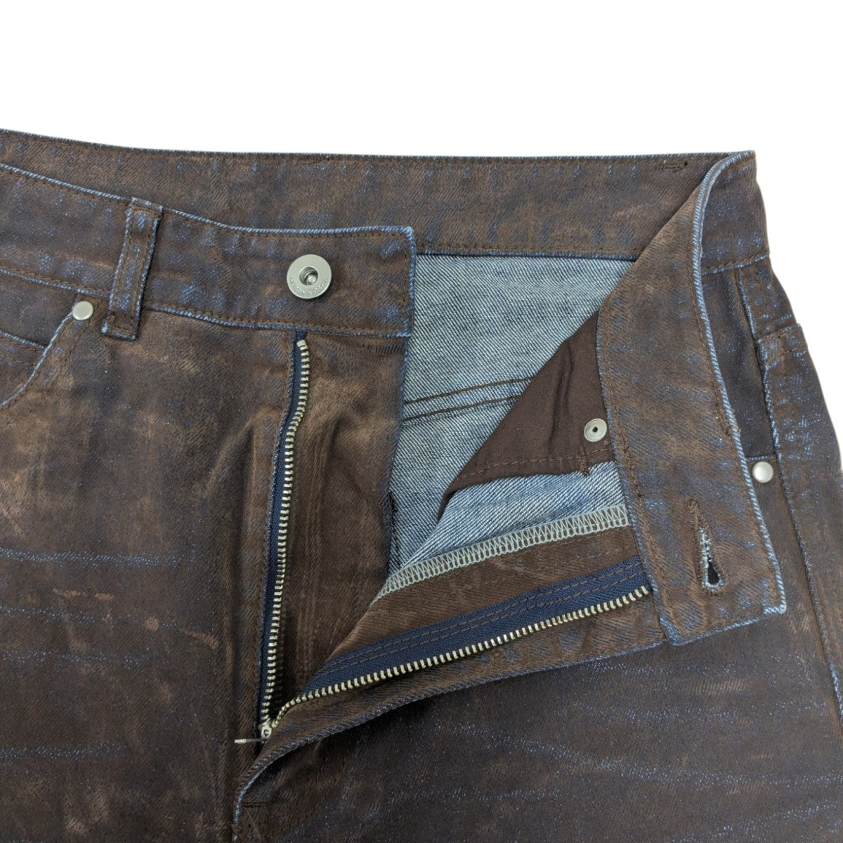 Cover Leg Denim Pants フロッキーデニムパンツ