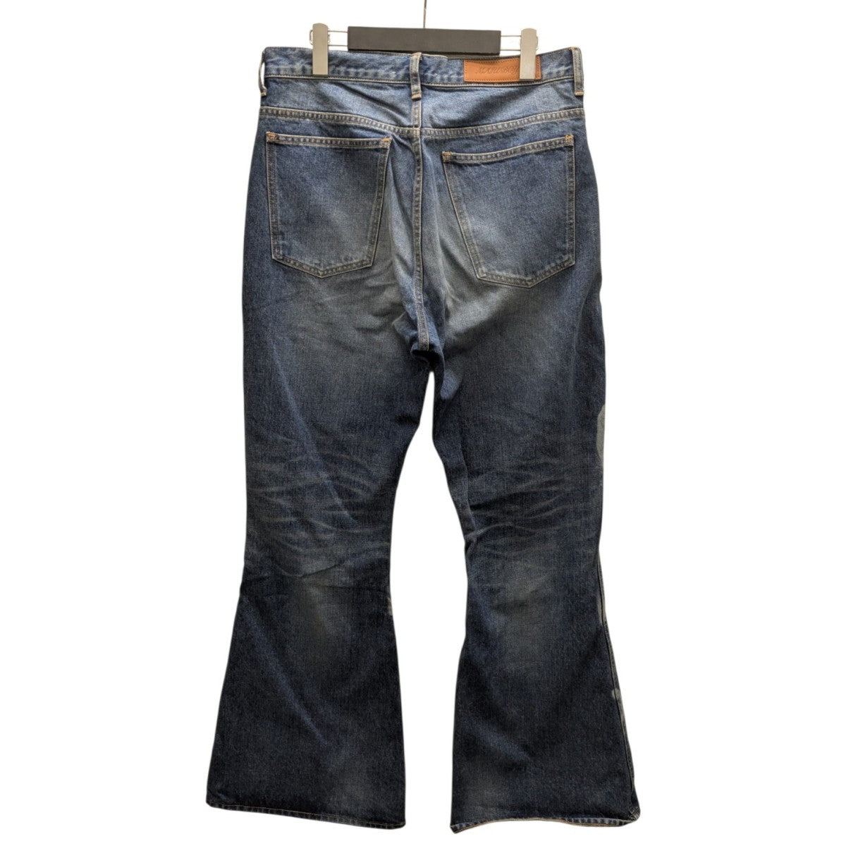 MASU BOYS FEATHER BELL-BOTTOM JEANS フェザープリントベルボトムデニムパンツ