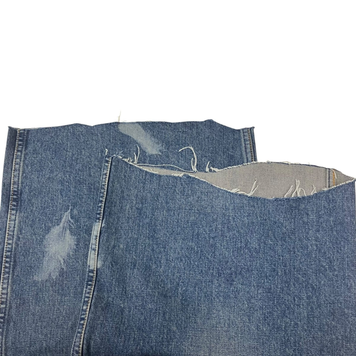 MASU BOYS FEATHER BAGGY JEANS フェザープリントバギーデニムパンツ