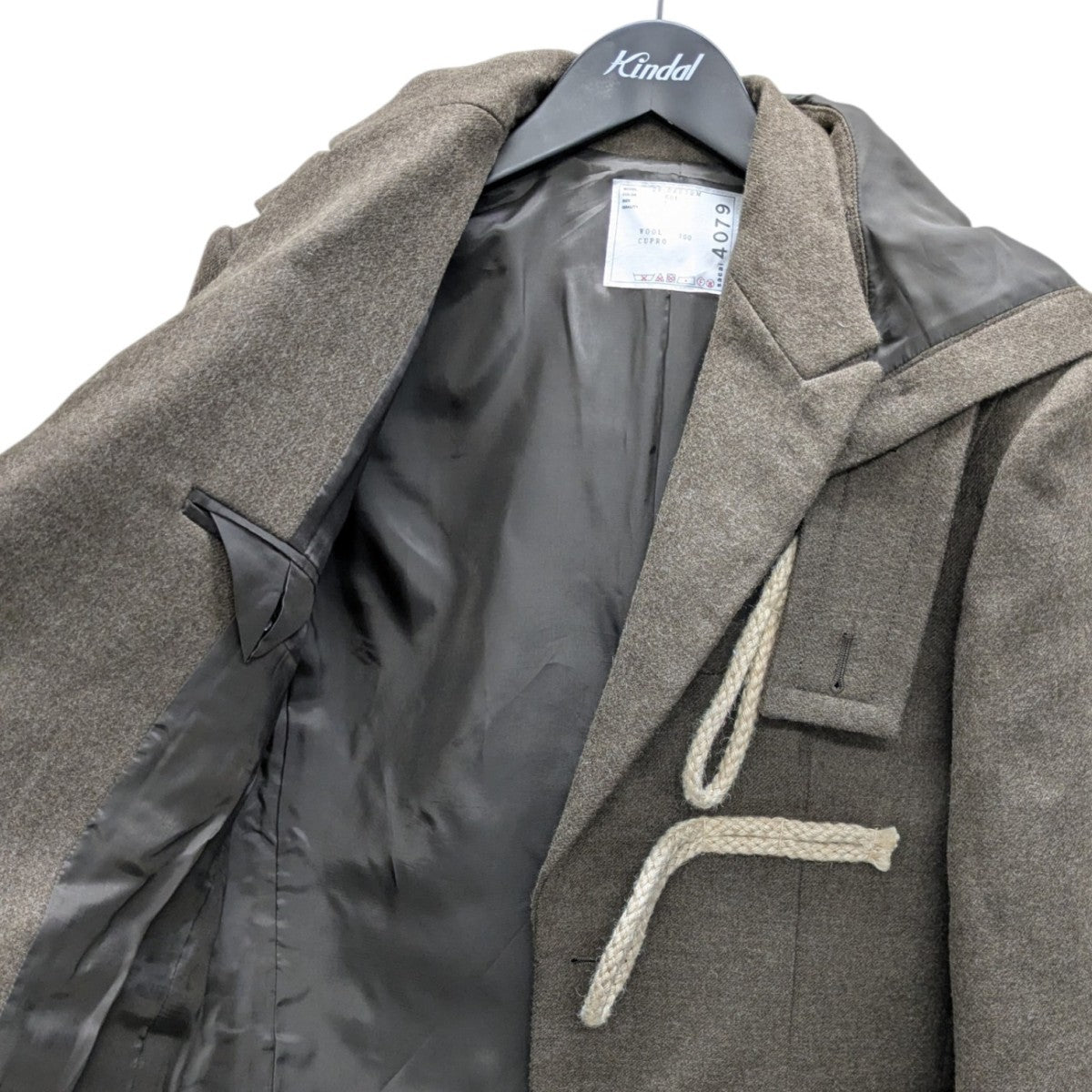 26AW Wool Melton Jacket ウールメルトンダッフルジャケット