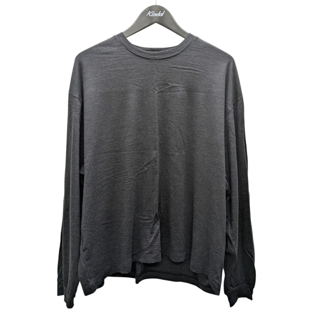 ハイブリッド ウール クルーネック  ロングスリーブTシャツ