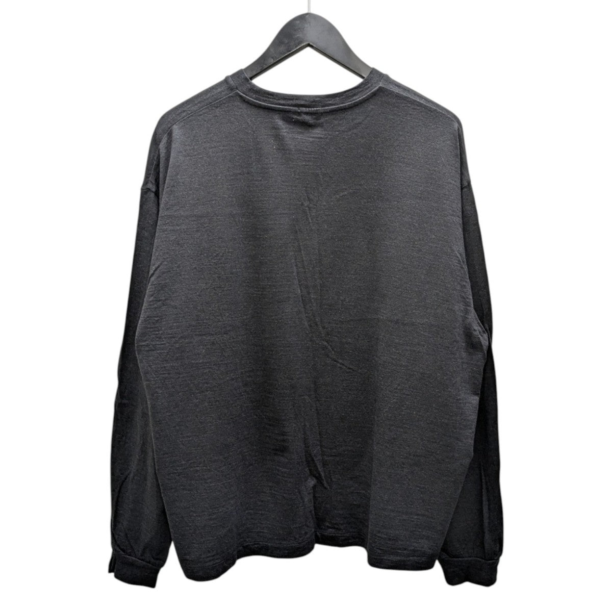 ハイブリッド ウール クルーネック  ロングスリーブTシャツ