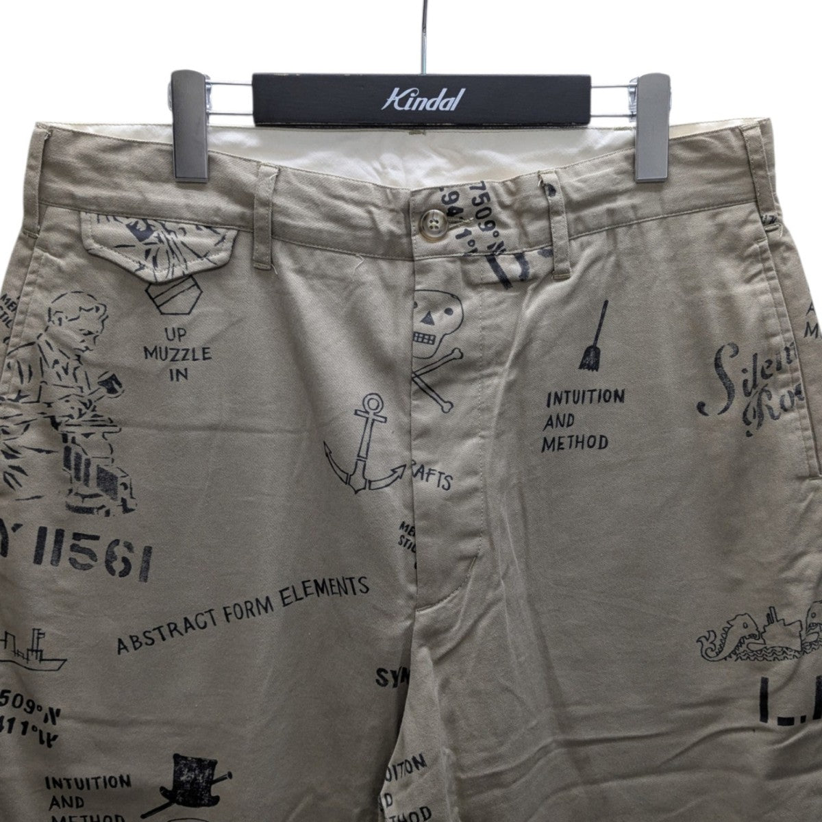 Fatigue Pant-Graffiti Print Flat Twillグラフィックパンツ