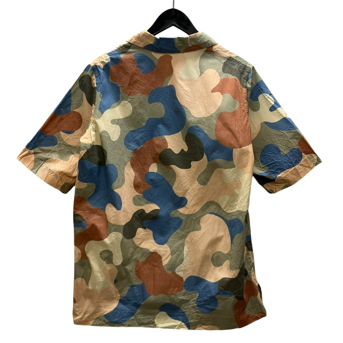 BOWLING SHIRT カモフラオープンカラーシャツ