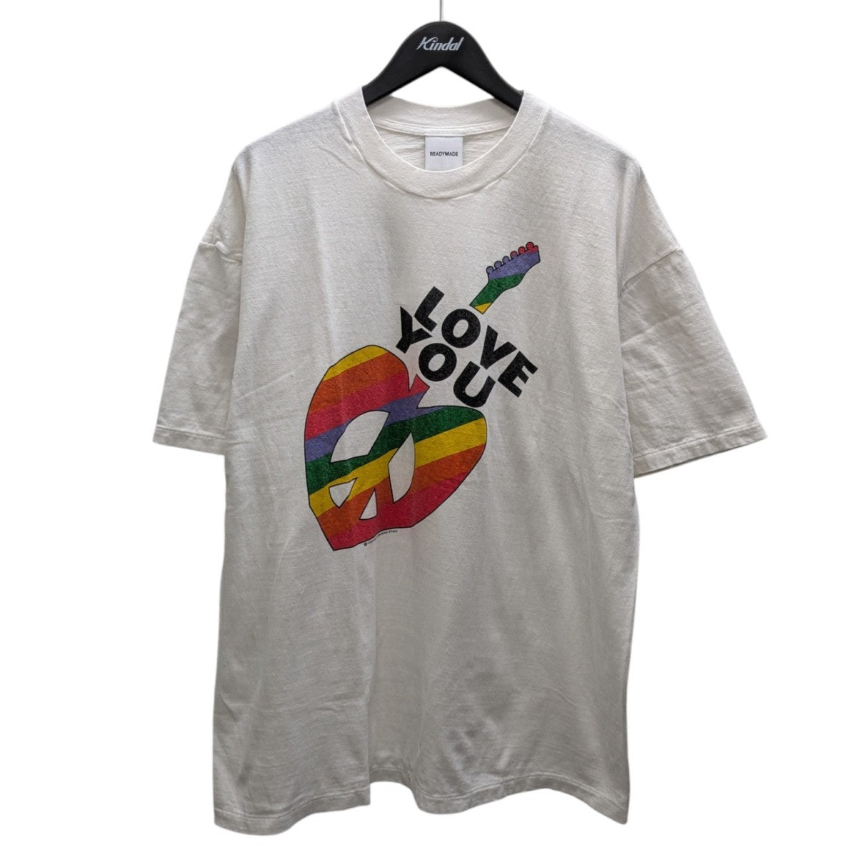SS T-SHIRT PEACE UネックTシャツ
