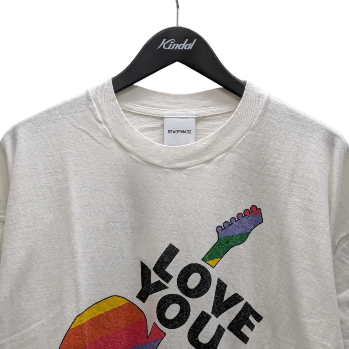 SS T-SHIRT PEACE UネックTシャツ