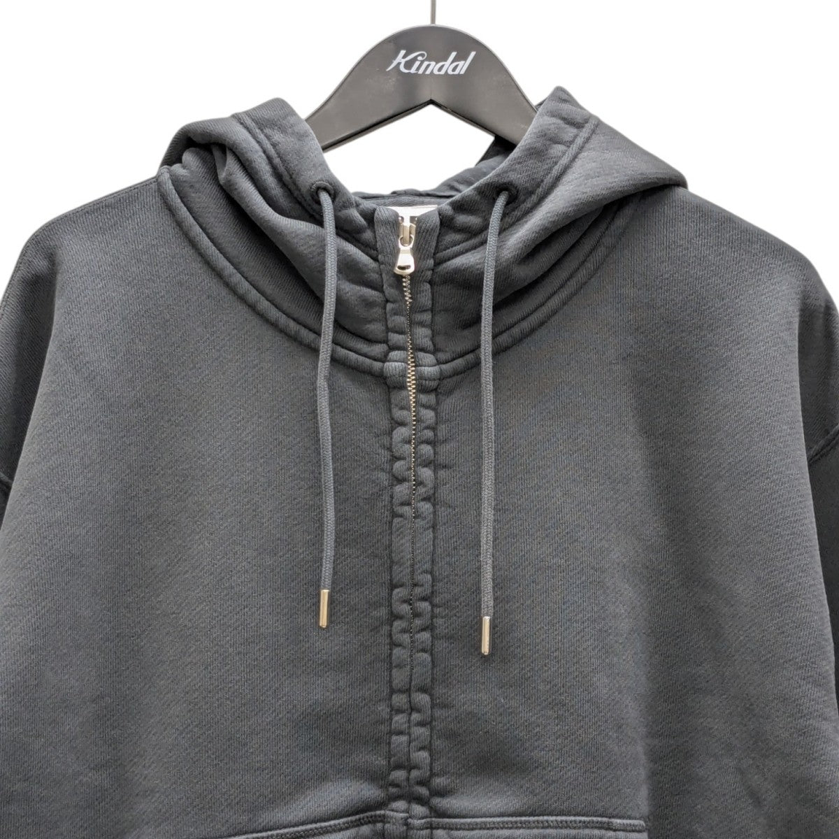 BUBBLE ZIP HOODIE VINTAGE BLACK バブルジップヴィンテージパーカー