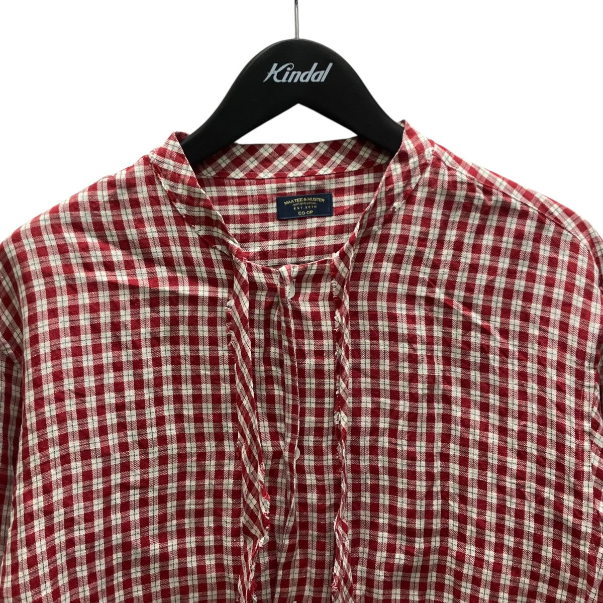 26SS MusterWerk別注 紐SHIRTS チェックシャツ