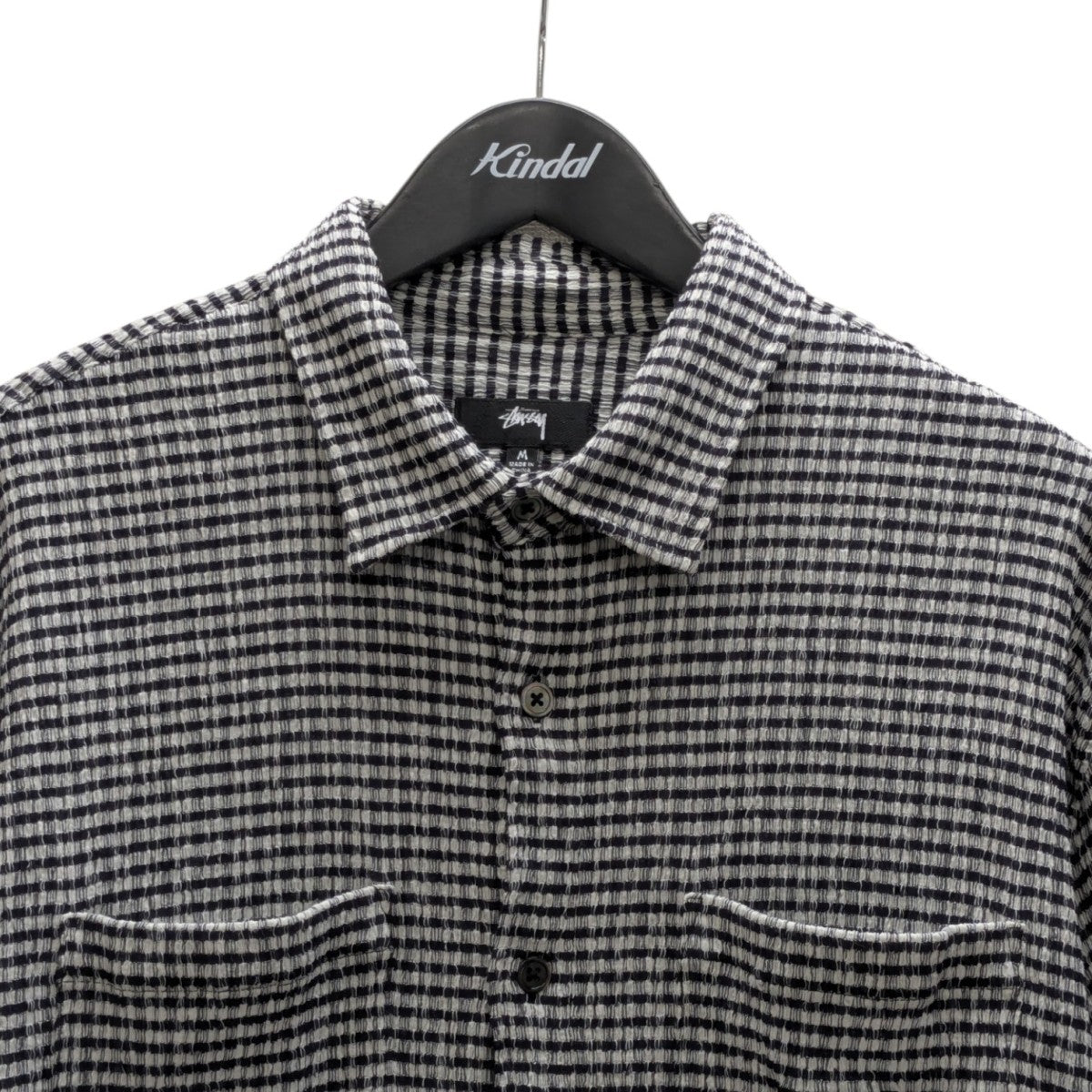 CRINKLED CHECK SS SHIRT 半袖シャツ