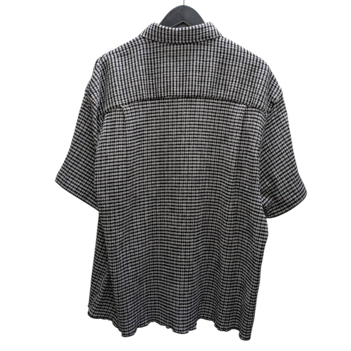 CRINKLED CHECK SS SHIRT 半袖シャツ