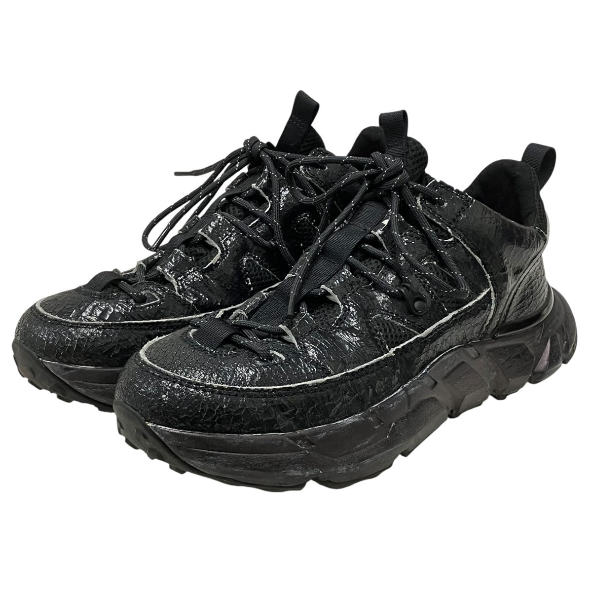 Vibramソールレースアップスニーカー