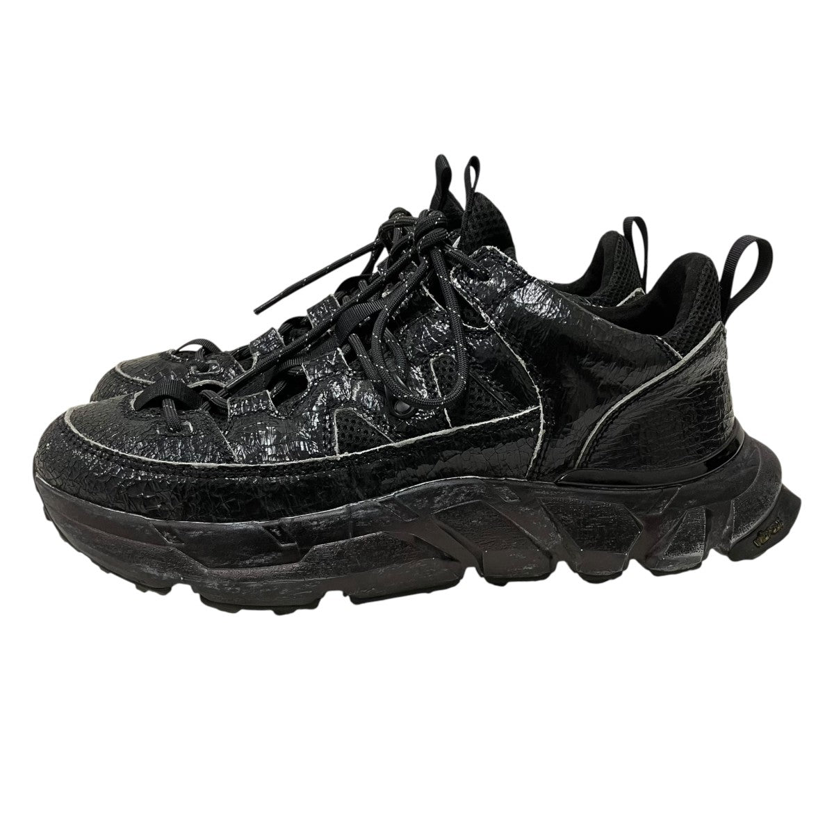 Vibramソールレースアップスニーカー
