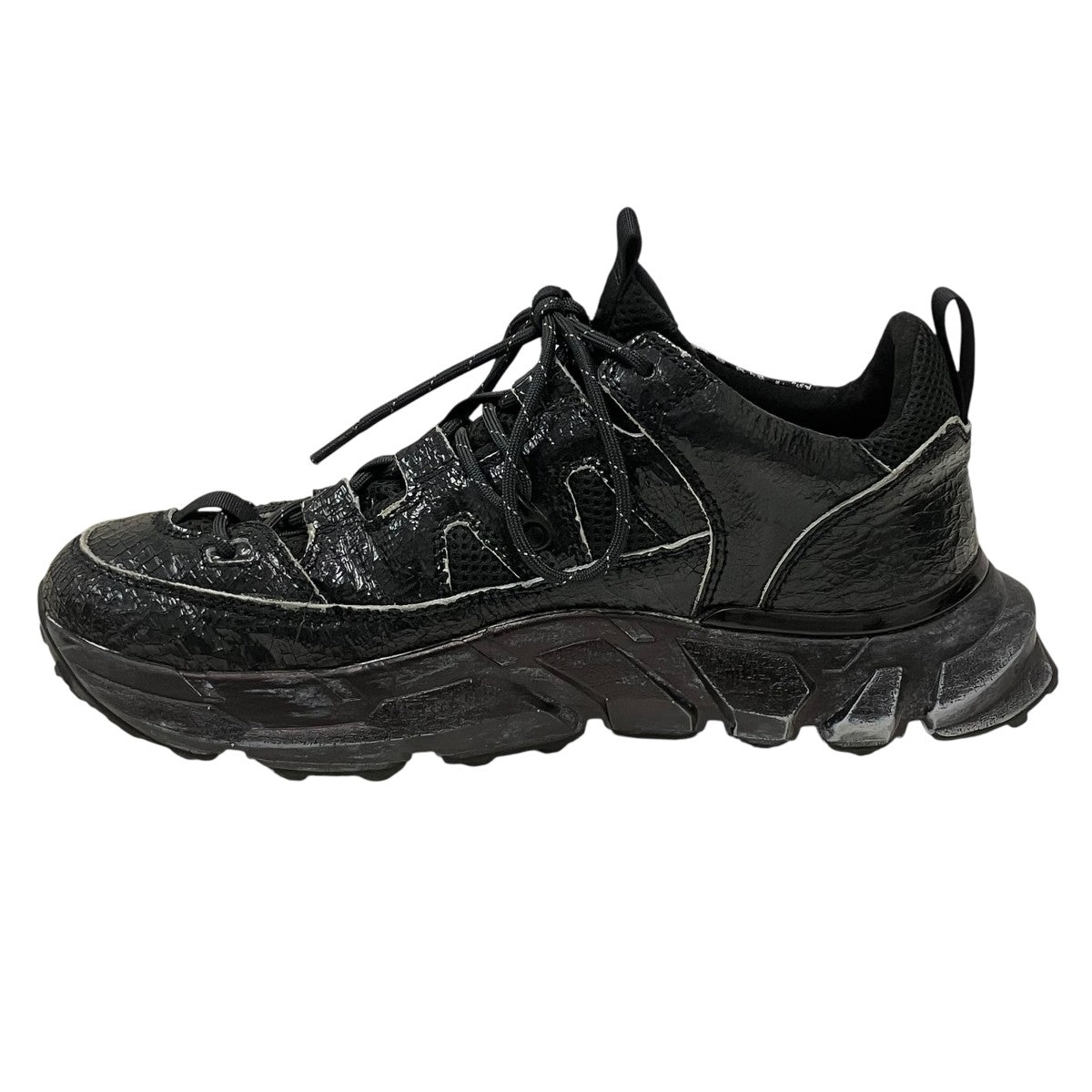 Vibramソールレースアップスニーカー
