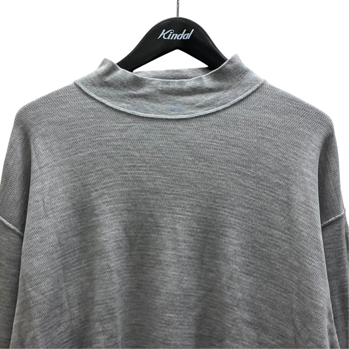 Wool Honeycomb Mock Neck Thermal ハイネックニット