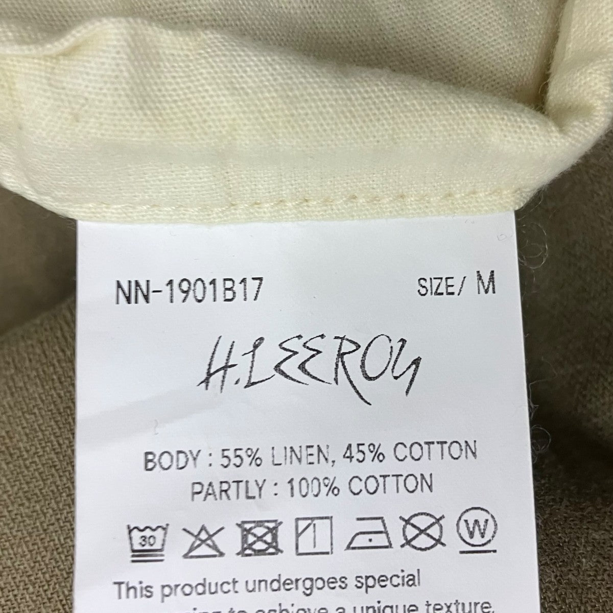 H．LEEROYヴィンテージトリートヘリンボ-ン カバーオール