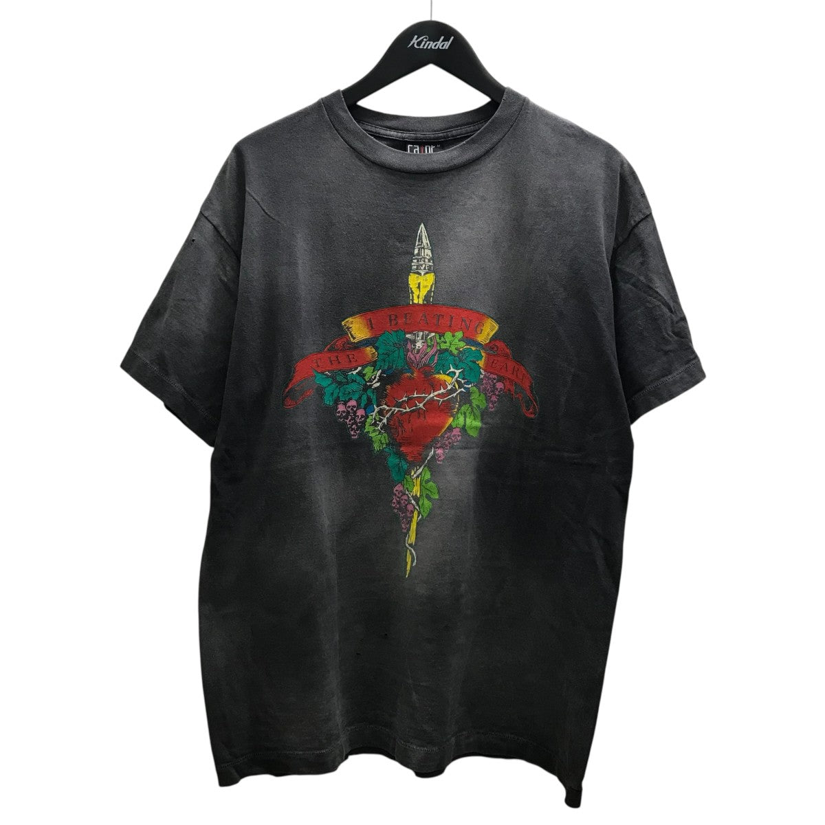 SAINT MICHAEL LM-SS TEE BEATING LASTMAN ヴィンテージ加工Tシャツ 古着・中古-1枚目のアイテム画像