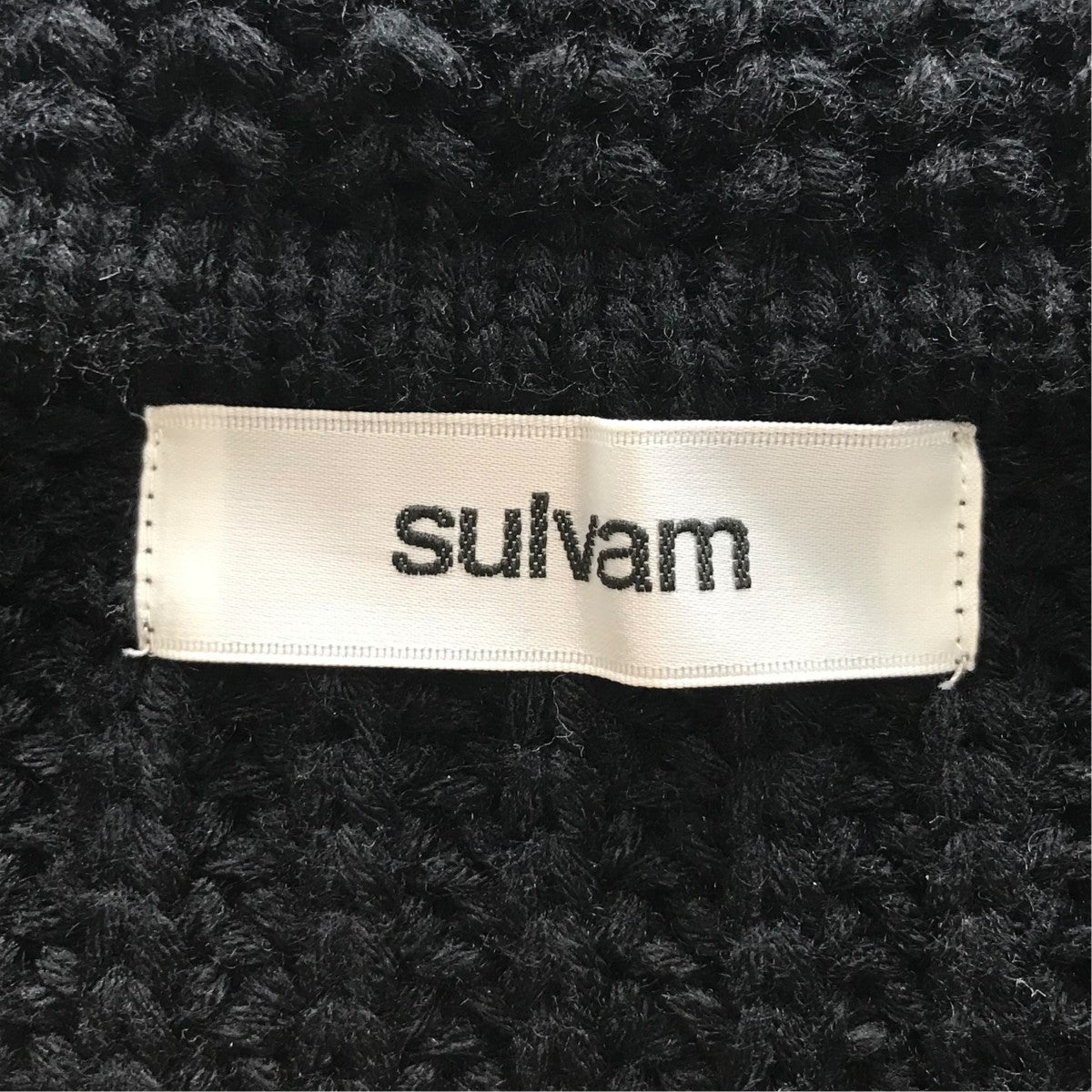 sulvam セーラーカラーハイゲージニット 古着・中古-5枚目のアイテム画像