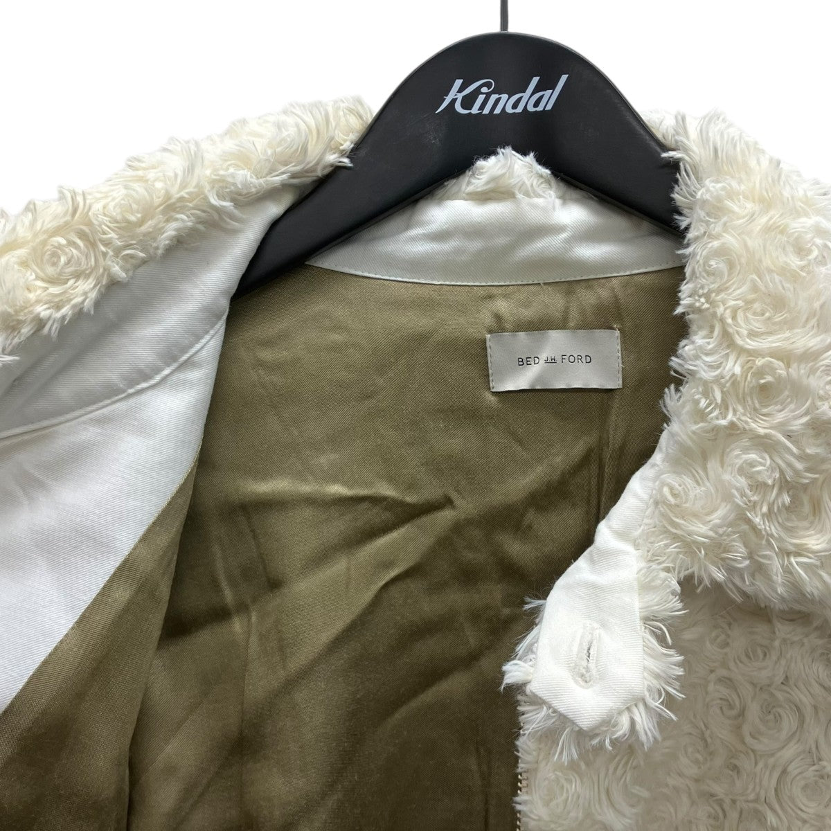 BED J．W． FORD 25AW silky フェイクファージャケット 古着・中古-4枚目のアイテム画像