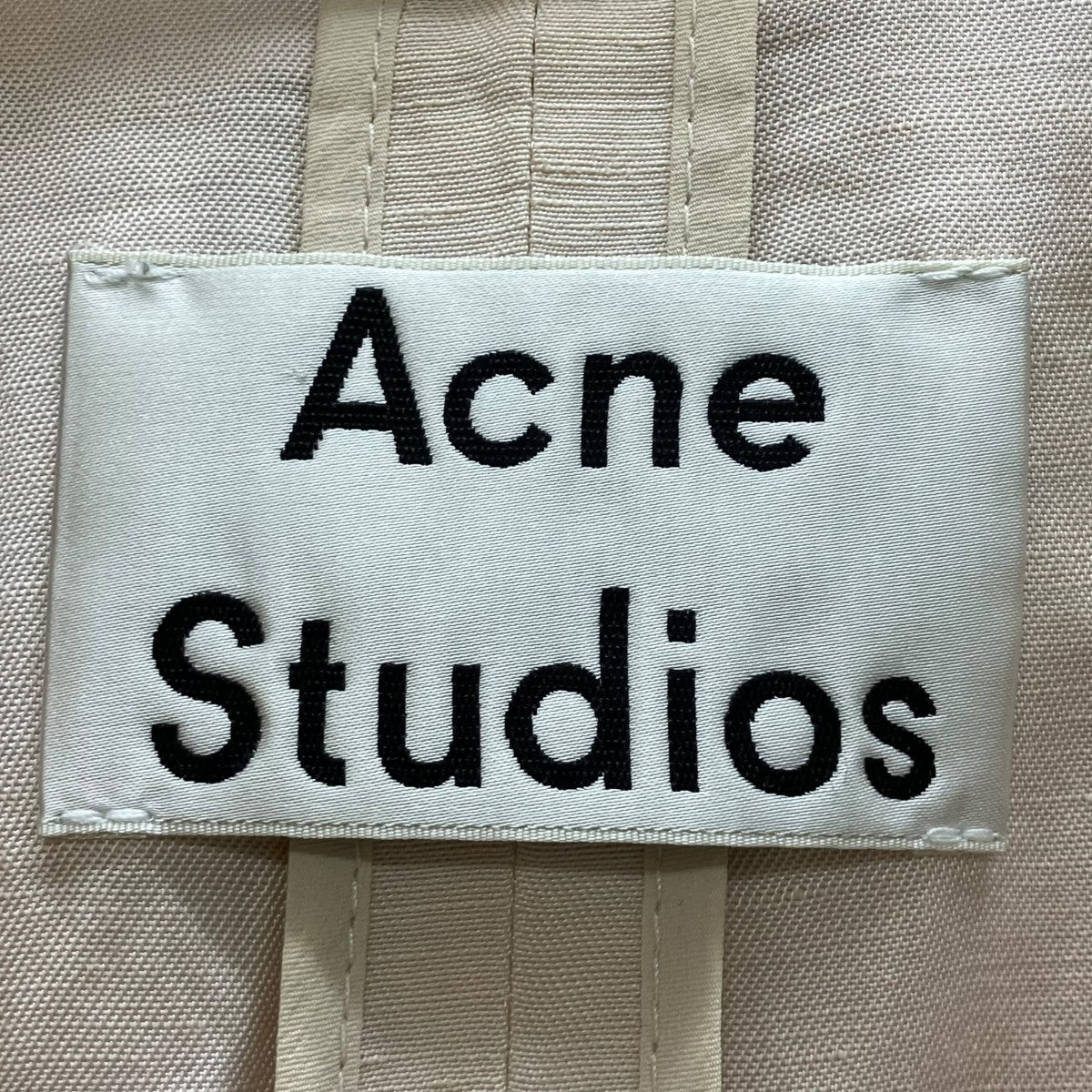 ACNE STUDIOS VERNA LINENリネントレンチコート 古着・中古-5枚目のアイテム画像