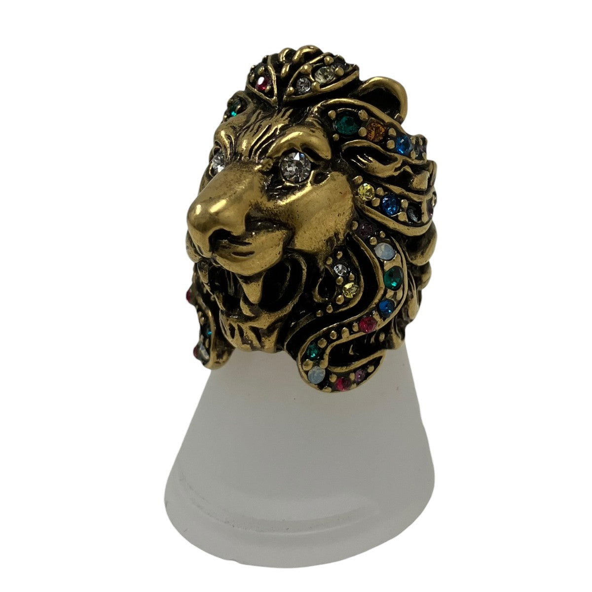 GUCCI ライオンモチーフリング 古着・中古-1枚目のアイテム画像
