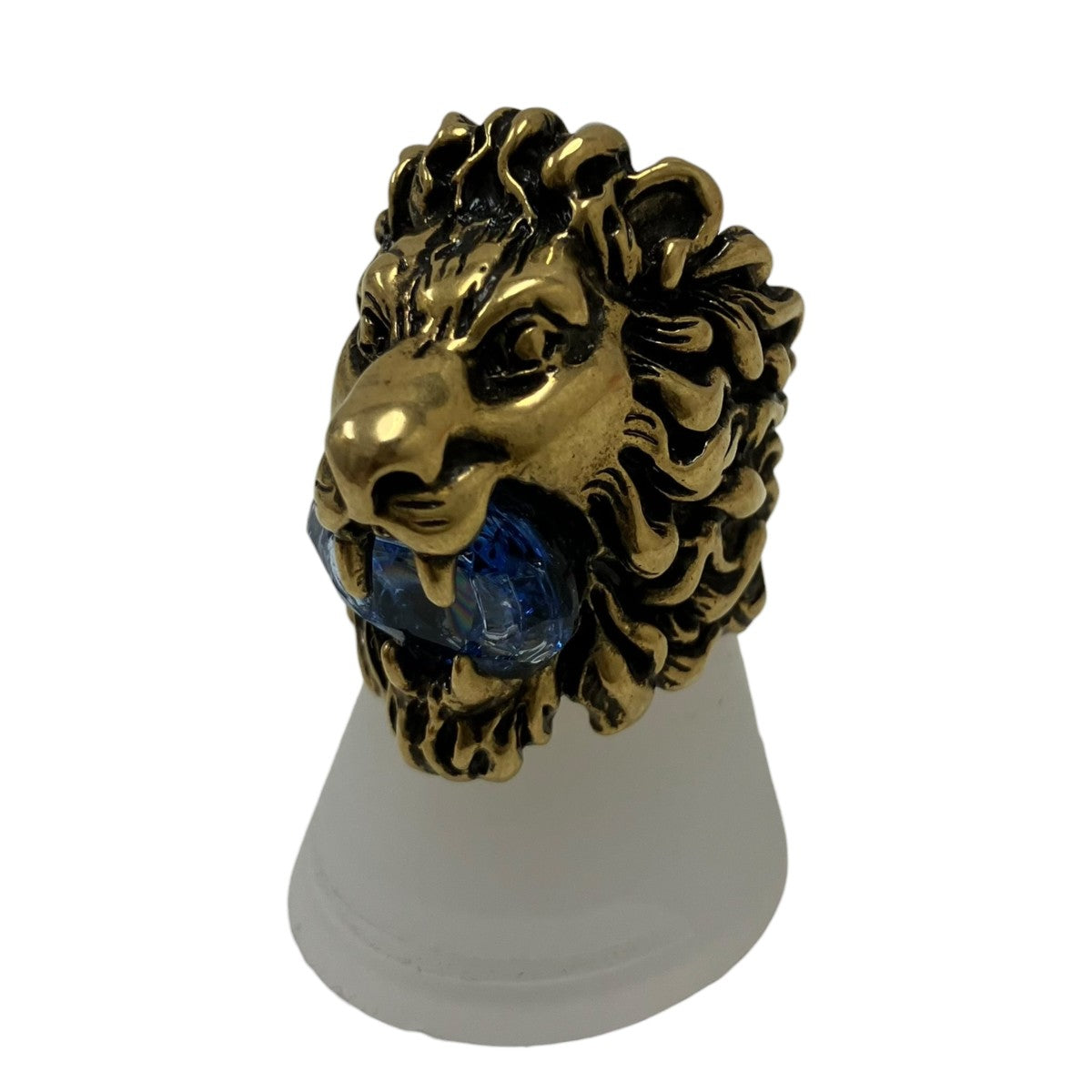 GUCCI ライオンモチーフリング 古着・中古-1枚目のアイテム画像