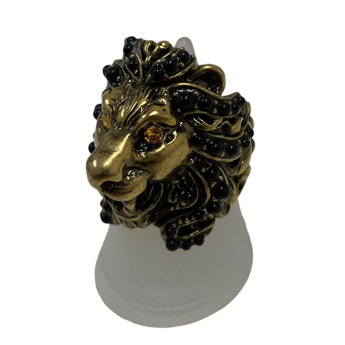 GUCCI ライオンモチーフリング 古着・中古-1枚目のアイテム画像