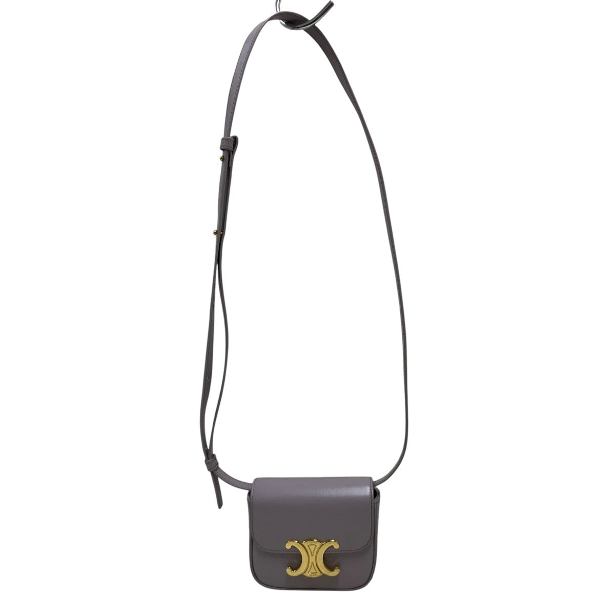 CELINE ミニトリオンフショルダーバッグ 古着・中古-1枚目のアイテム画像