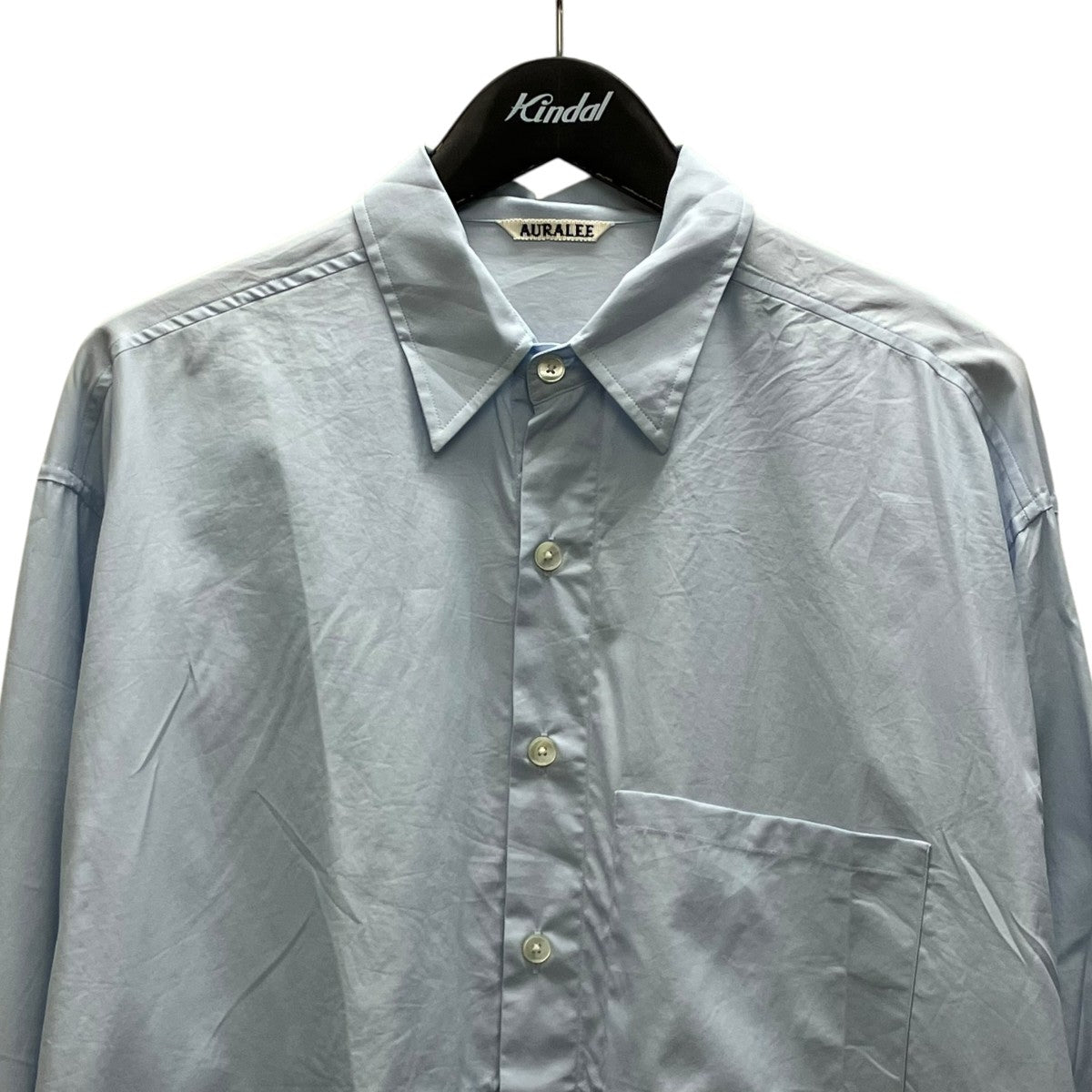 WASHED FINX TWILL BIG SHIRT 長袖シャツ