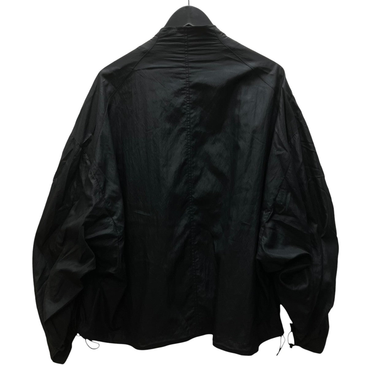 OATED RAYON NYLON TAFFETA BLOUSON ジップアップブルゾン