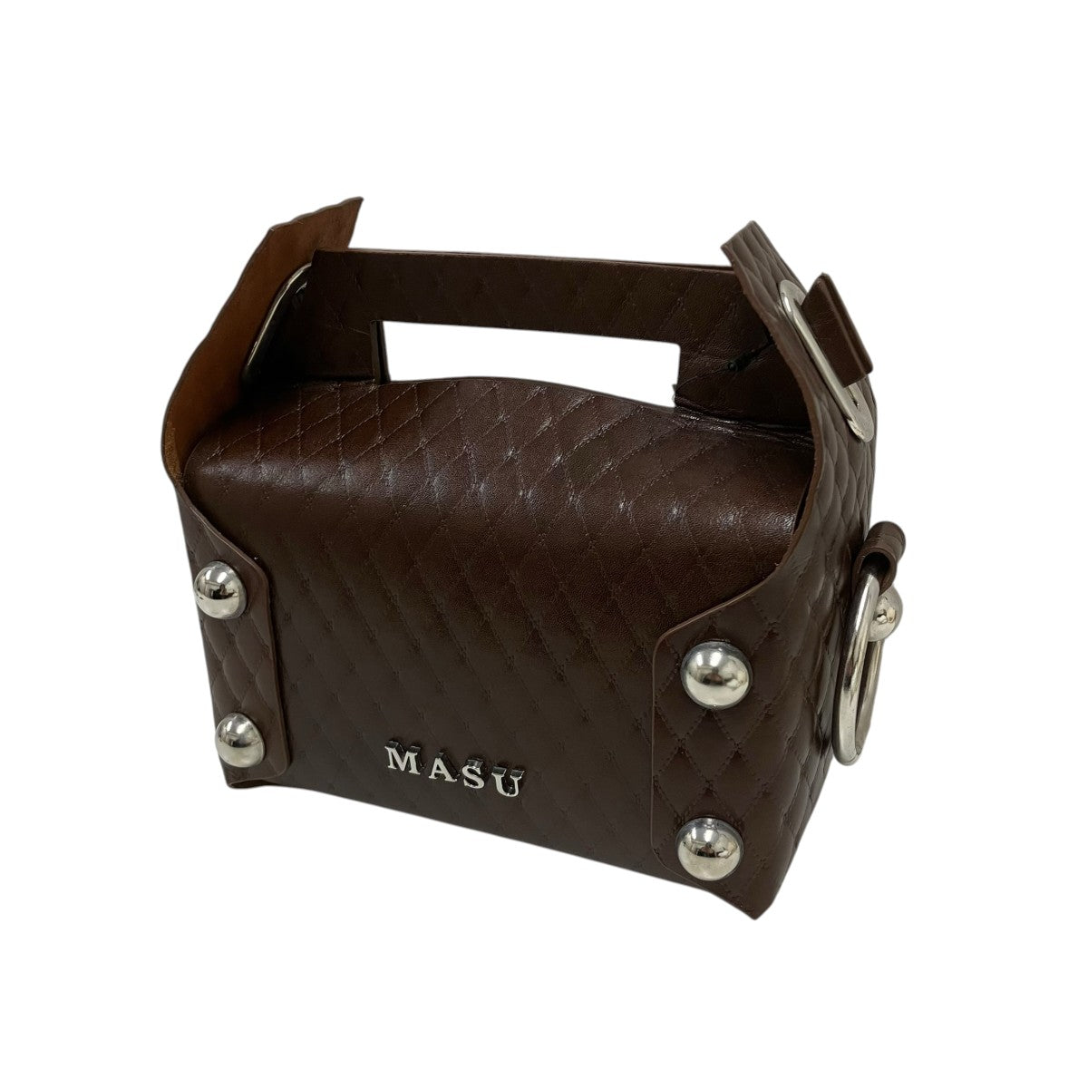 MASU LEATHER CAKE BAG バッグ 古着・中古-1枚目のアイテム画像