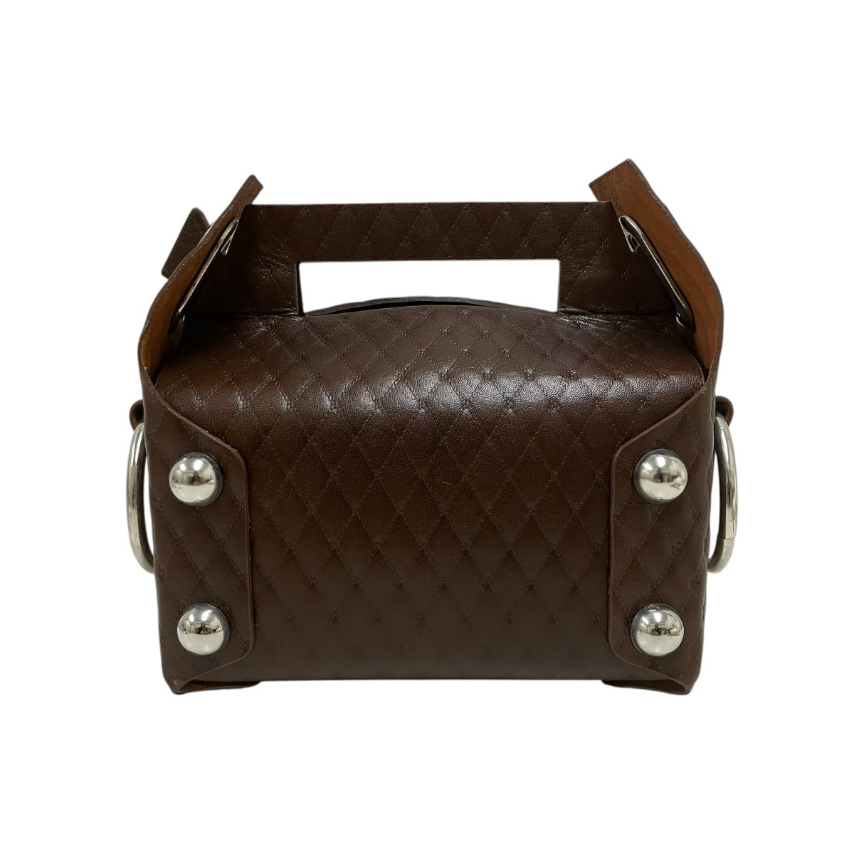 MASU LEATHER CAKE BAG バッグ 古着・中古-4枚目のアイテム画像