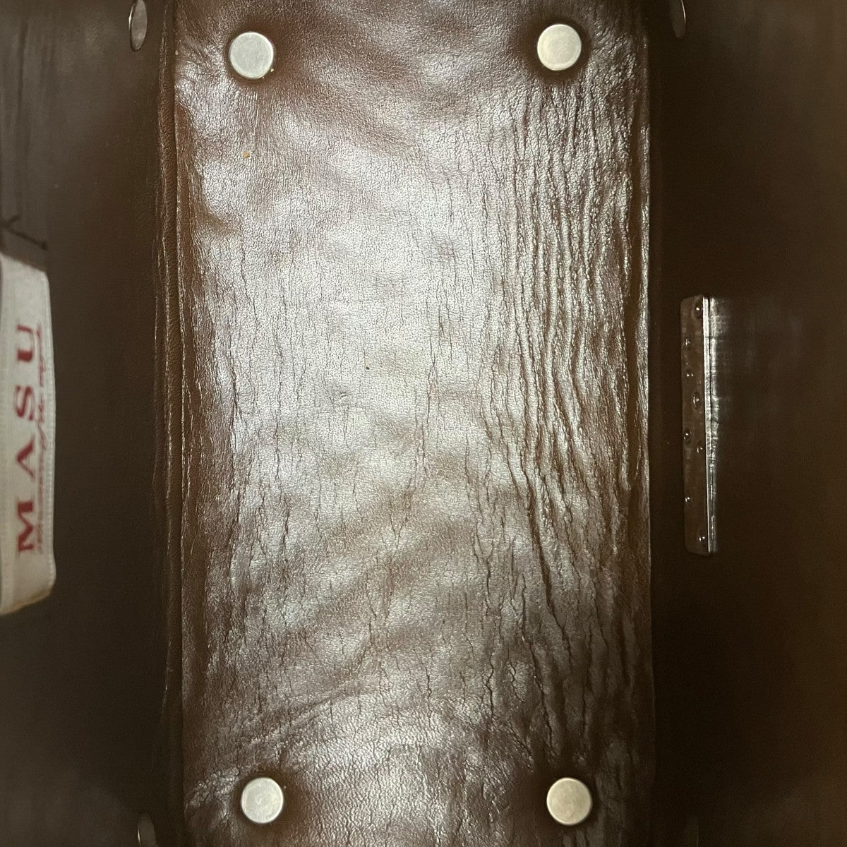 MASU LEATHER CAKE BAG バッグ 古着・中古-6枚目のアイテム画像