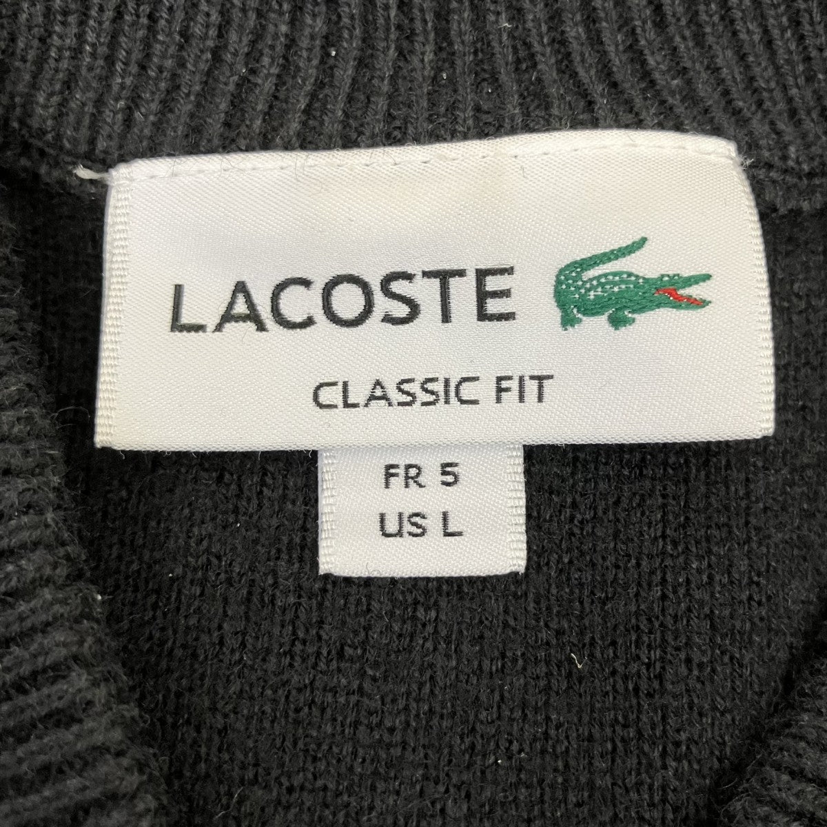 LACOSTE ニットボンバージャケットAH5177 古着・中古-6枚目のアイテム画像