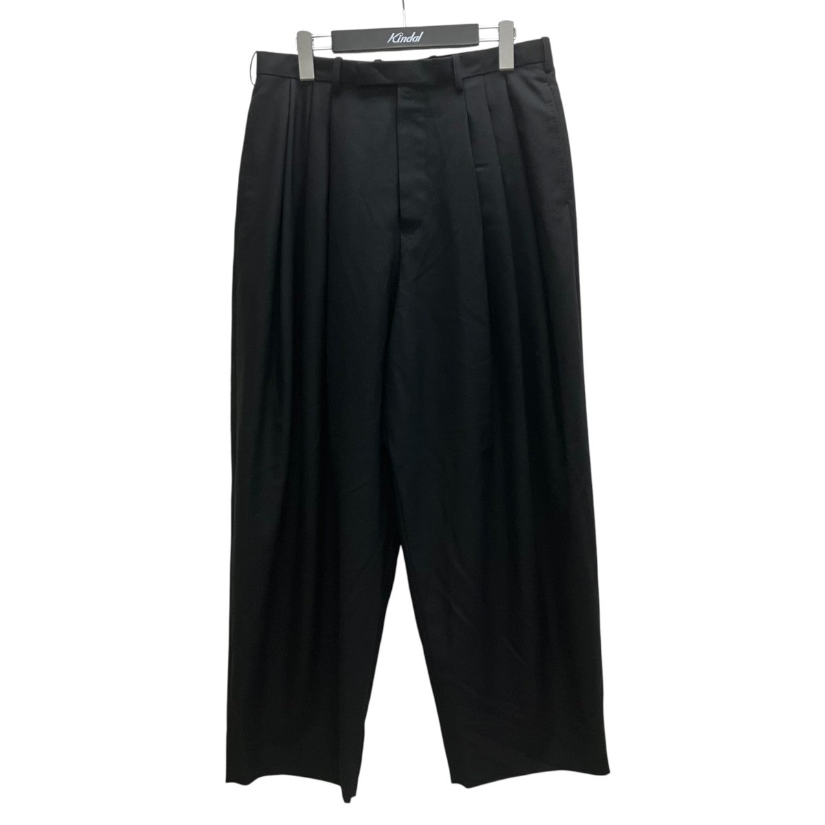 WOOL GABARDINE 3TUCK WIDE PANTS スラックス