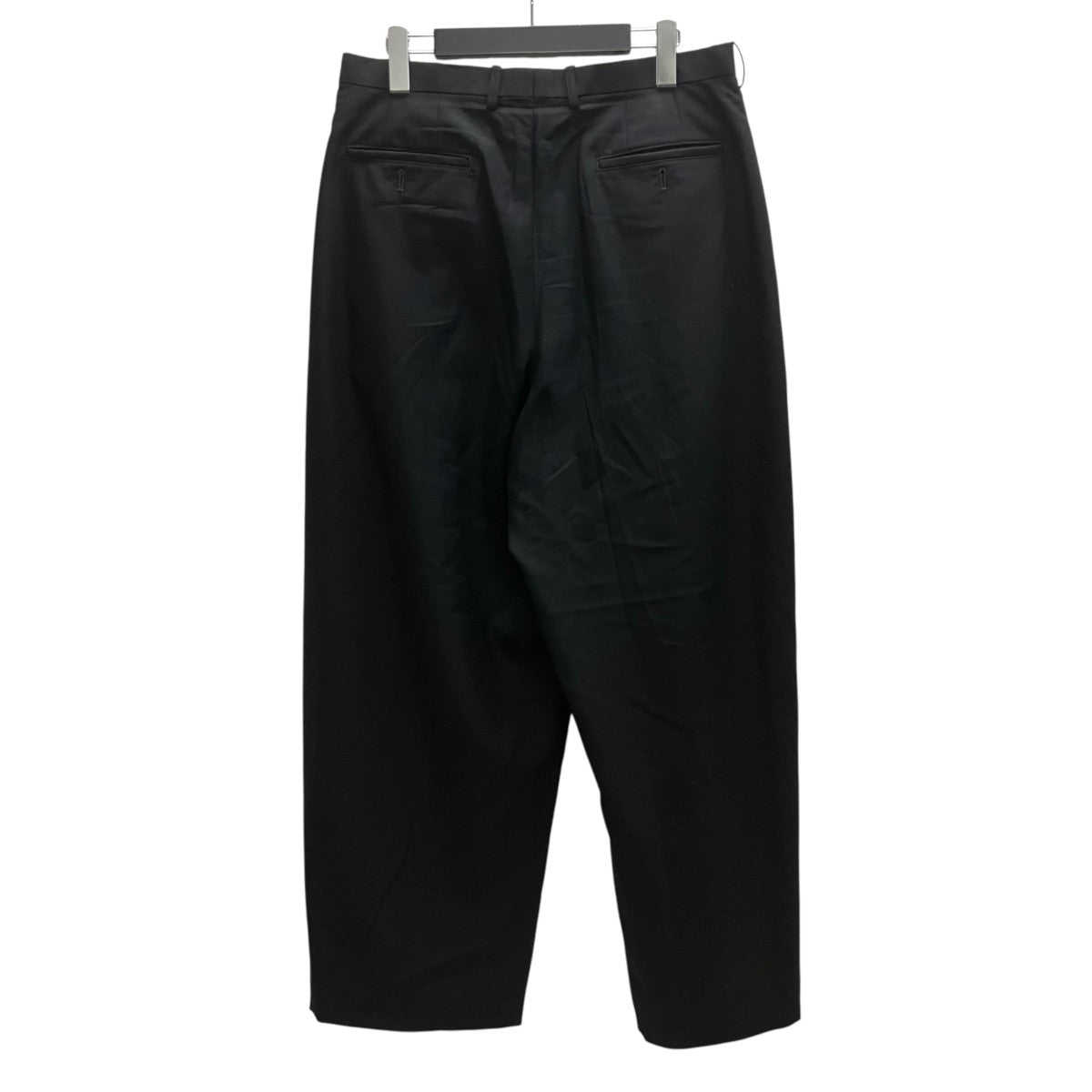 WOOL GABARDINE 3TUCK WIDE PANTS スラックス