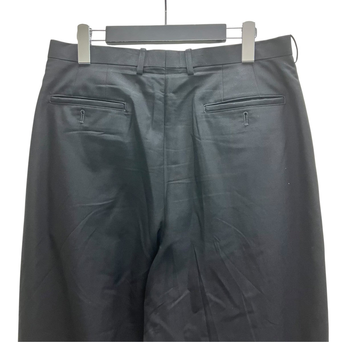 WOOL GABARDINE 3TUCK WIDE PANTS スラックス