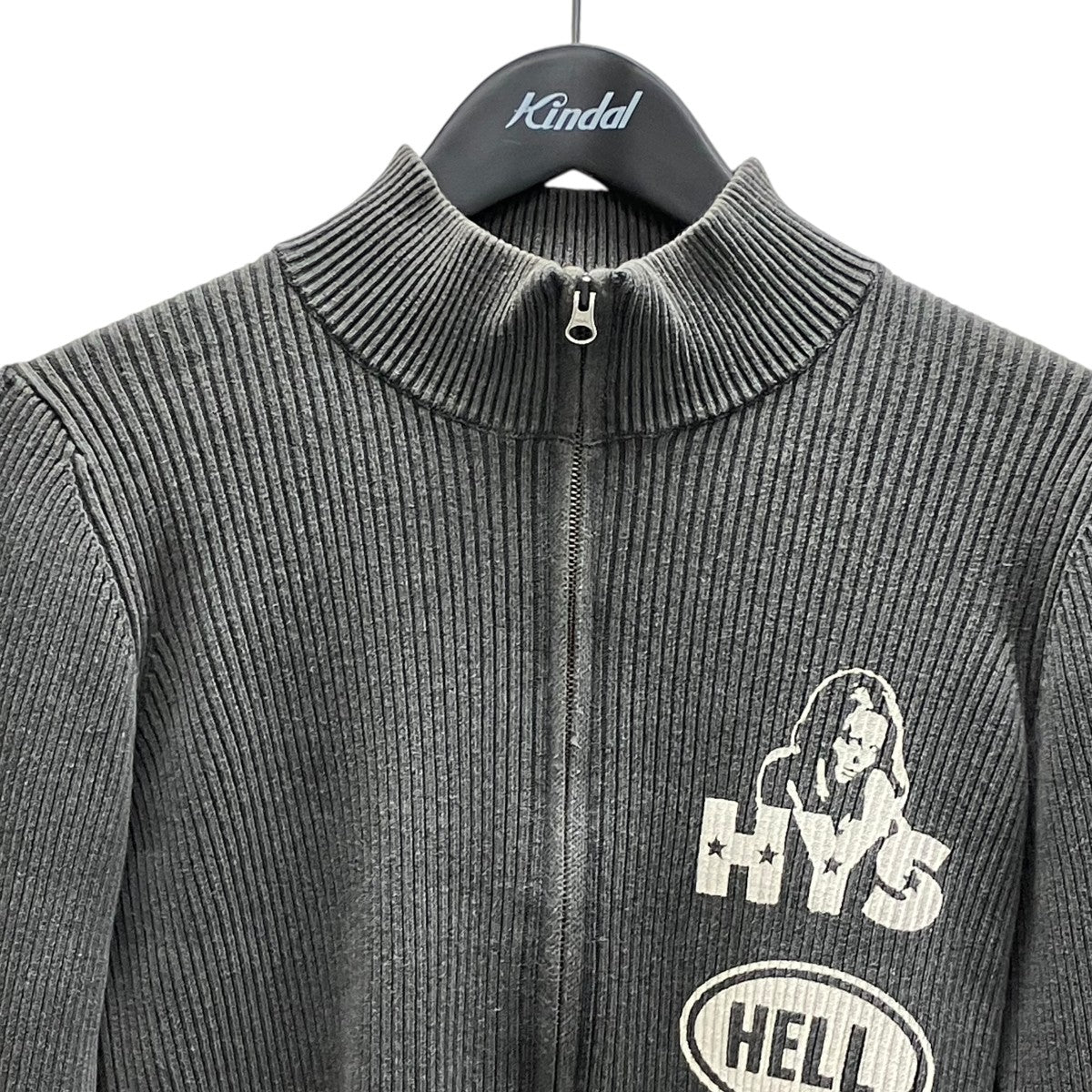 Hysteric Glamour THE NEW HYS Cropped Jerseryクロップドジャージ 古着・中古-2枚目のアイテム画像