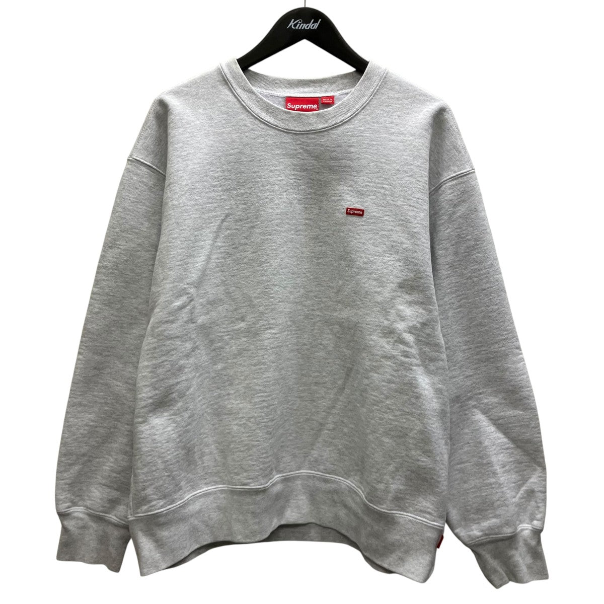 Supreme 24AWSmall Box Crewneckロゴ刺繍スウェット 古着・中古-1枚目のアイテム画像