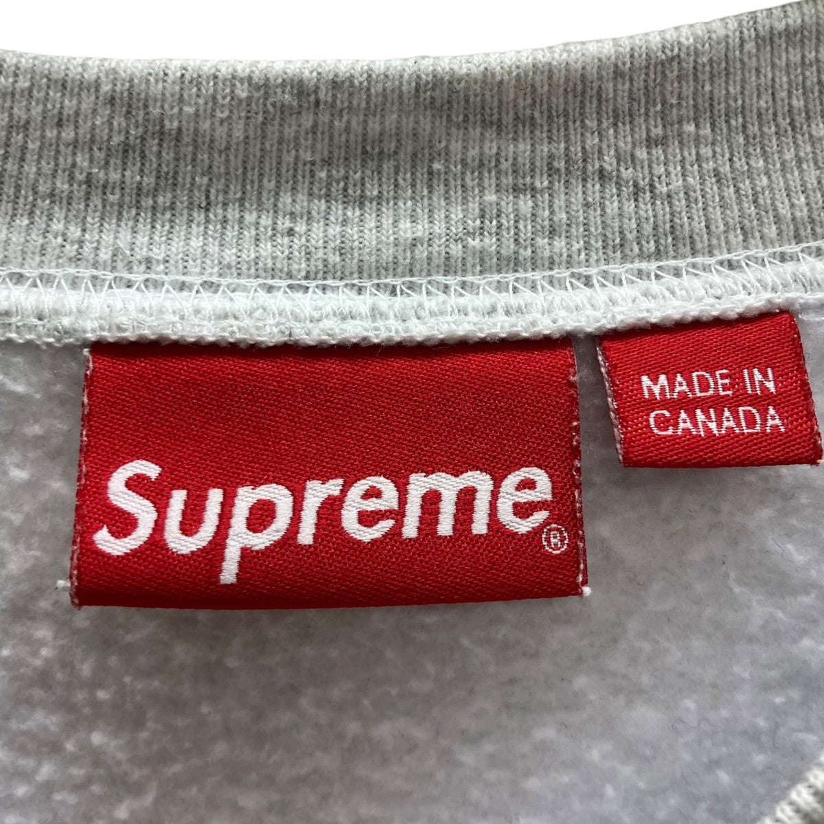 Supreme 24AWSmall Box Crewneckロゴ刺繍スウェット 古着・中古-4枚目のアイテム画像