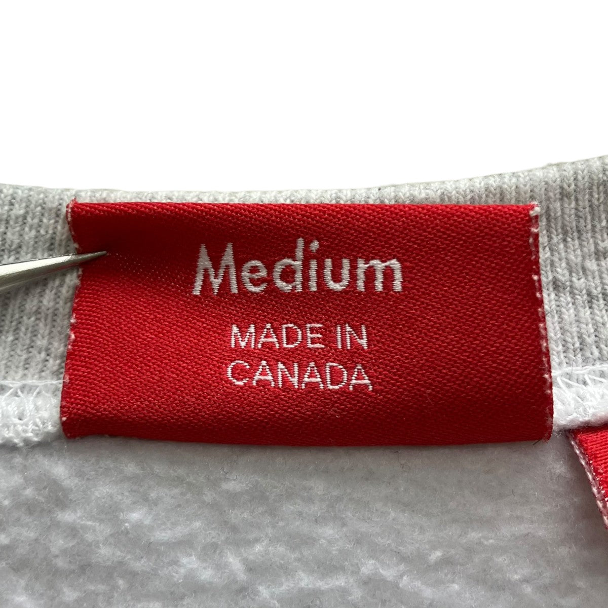 Supreme 24AWSmall Box Crewneckロゴ刺繍スウェット 古着・中古-5枚目のアイテム画像