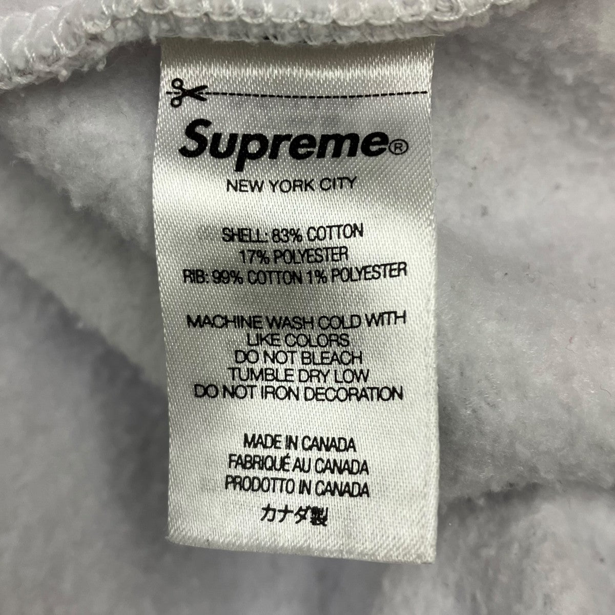 Supreme 24AWSmall Box Crewneckロゴ刺繍スウェット 古着・中古-6枚目のアイテム画像