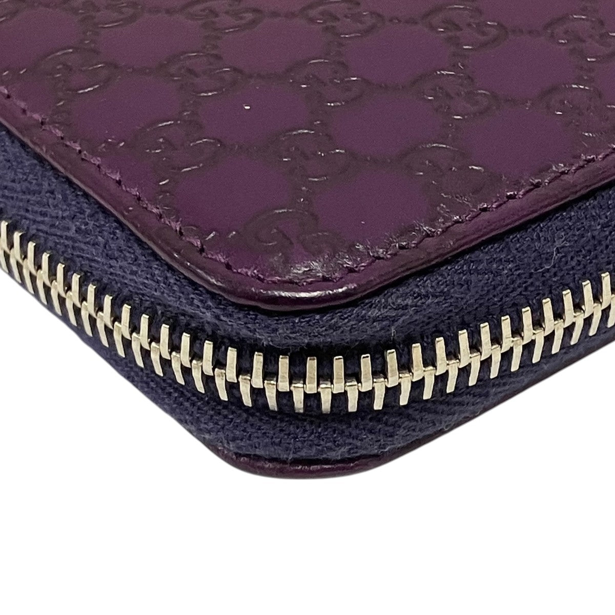 GUCCI マイクロGGエンブレムジップアラウンドウォレット 古着・中古-8枚目のアイテム画像